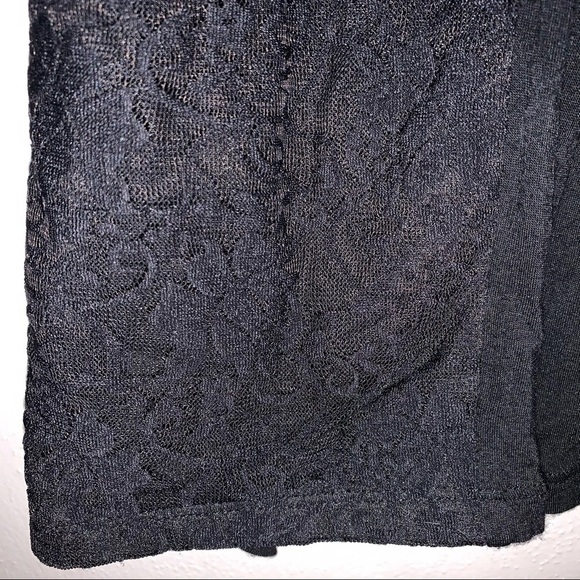 Emma G Black Lace Tank Top - Picture 5 of 8